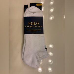Ralph Lauren Polo Men's Classic White Socks.
